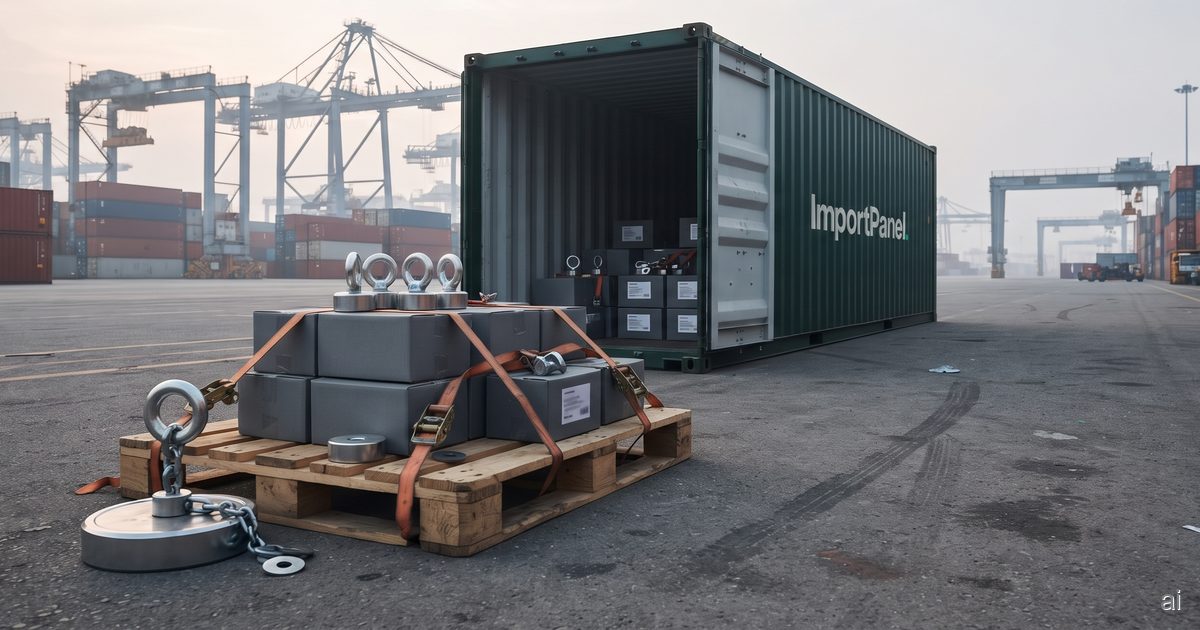 Import magnesów neodymowych z Chin 2026: co wymaga licencji