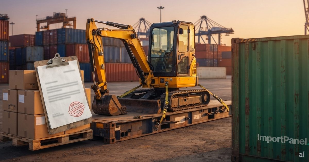 Koparka z AliExpress: koszty poza ceną, cło, VAT i CE